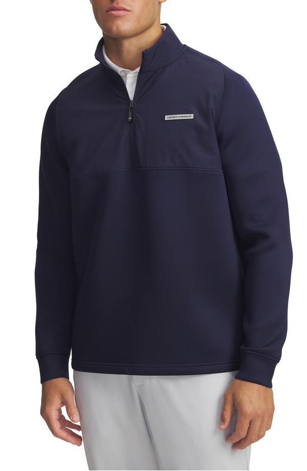 アンダーアーマー メンズ アウター パーカー・スウェット ハーフジップ Under Armour Drive Pro Hybrid Half Zipullover 410 Midnight Navy 米国海軍
