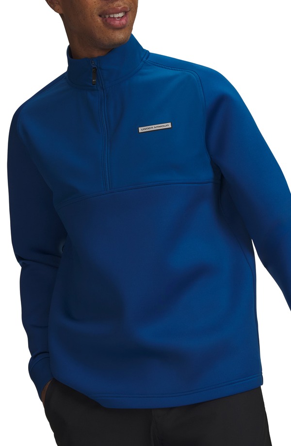 アンダーアーマー メンズ アウター パーカー・スウェット ハーフジップ Under Armour Drive Pro Hybrid Half Zipullover 426 Varsity Blue 青み