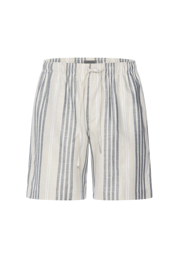 ハンロ メンズ ボトムス ハーフパンツ・ショーツ ショートパンツ コットン リネン Hanro UC Linen and Cotton Woven Shortsandy Stripe ストライプ