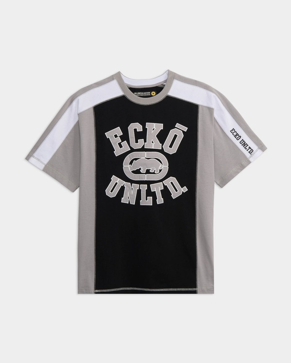 山びこ メンズ トップス プルオーバー ECKO Grunge Skater Top Black 黒いこと