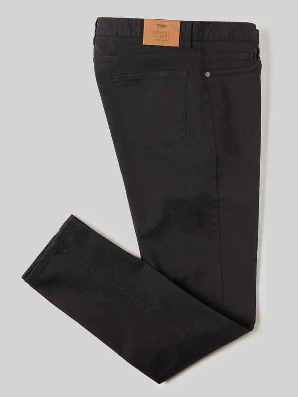 ロバート タルボット メンズ ボトムス 心地好いズボン下 Robertalbott Rockwell 5 Pocket Pant Black 黒いこと