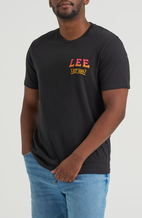 リー メンズ トップス Tシャツ ロゴ グラフィック Lee Logo Graphic T-Shirt Jet Black ブラック