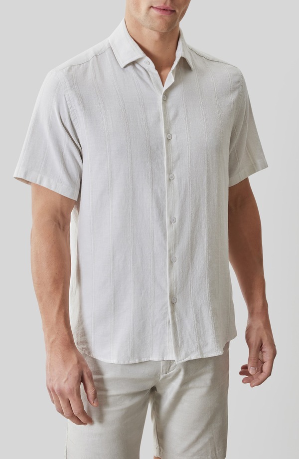 ロバートバラケット メンズ トップス シャツ Robert Barakett Satoru Short Sleeve Button-Up Shirt String