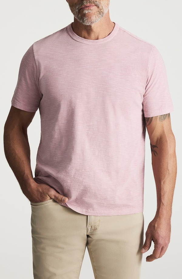 ３４ヘリテージ メンズ トップス Tシャツ クルーネック コットン 34 Heritage Slub Cotton Crewneck T-Shirt Woodrose｜ReVida 店 19,225円