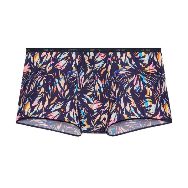 ホム メンズ アンダー御召しもの さる股引き HOM Viscaya Trunk Navy Print 米国海軍