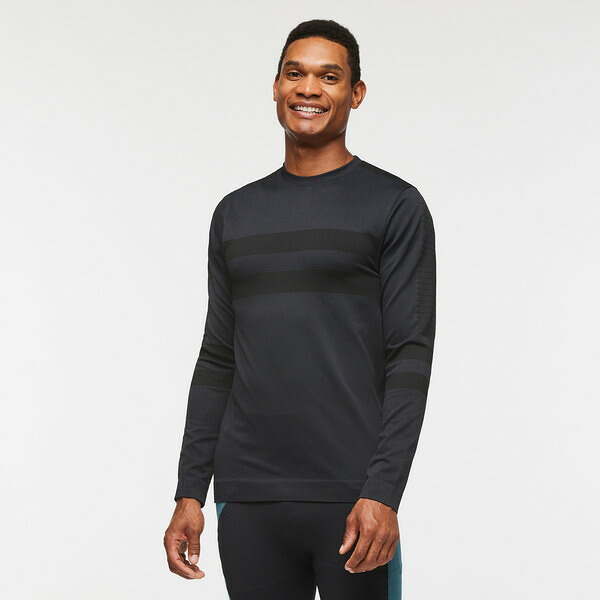 コートパクシー メンズ アウター パーカー・スウェット Cotopaxi Debajo Seamless Baselayer Crew - Men\u0027s Cotopaxi Black 黒いこと