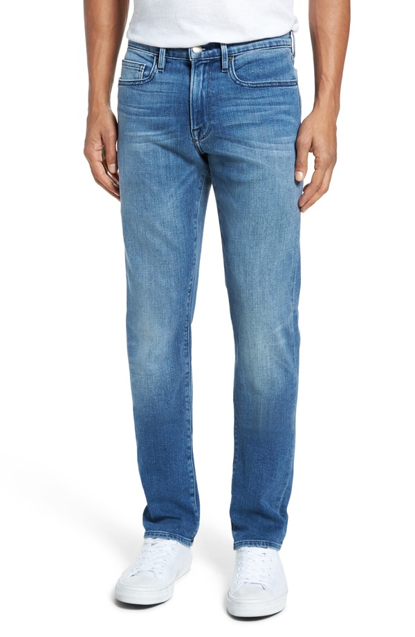 フレーム メンズ ボトムス デニムパンツ スリムフィット ジーンズ FRAME L'Homme Slim Fit Jeans Bradbury|ReVida 店