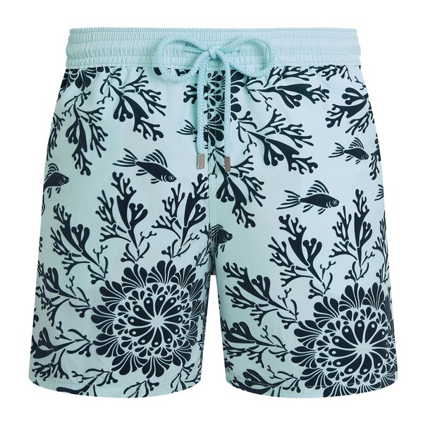 ヴィルブレクイン メンズ 海水着 二分の一ズボン下・さる股引き 遊撃手ズボン下 Vilebrequin Men Swim Shorts Flocked Coral Mandala Oxygen コーラル