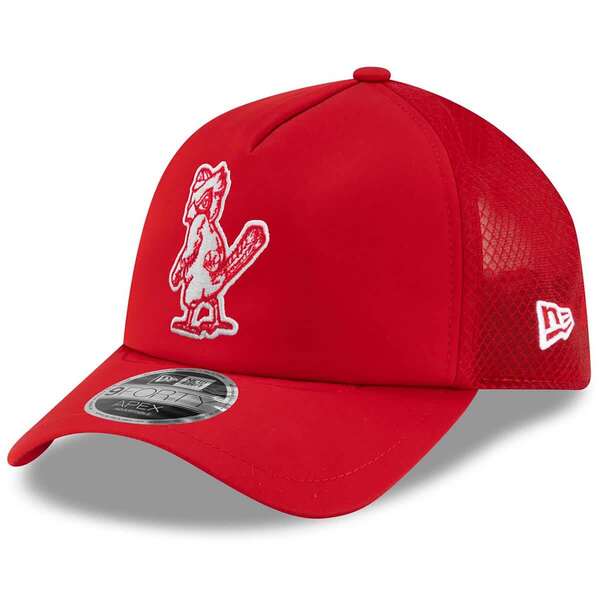 ニューエラ メンズ アクセサリー 帽子 Men New Era Red St. Louis Cardinals 2026 Batting Practice Alternate Apex 9FORTY Adjustable Hat Red レッド