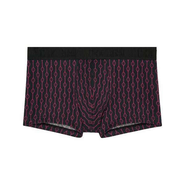 ホム メンズ アンダーウェア トランクス HOM Dunes Trunk Red Print レッド|ReVida 店