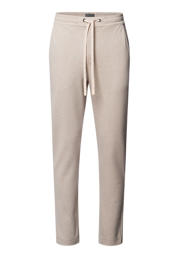 ハンロ メンズ ボトムス 心地好いズボン下 綿織物 プルオーバー Hanro Cozy Living Organicotton Soft Jersey Pants Camelange 駱駝