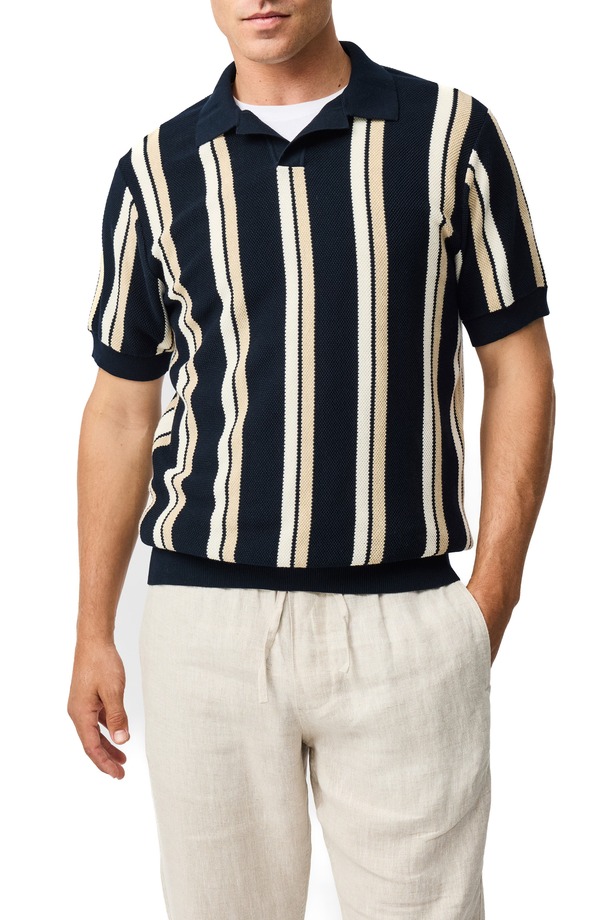 ロッドアンドグン メンズ トップス スポーツシャツ Rodd \u0026 Gunn Royce Hill Johnny Collar Polo Midnight