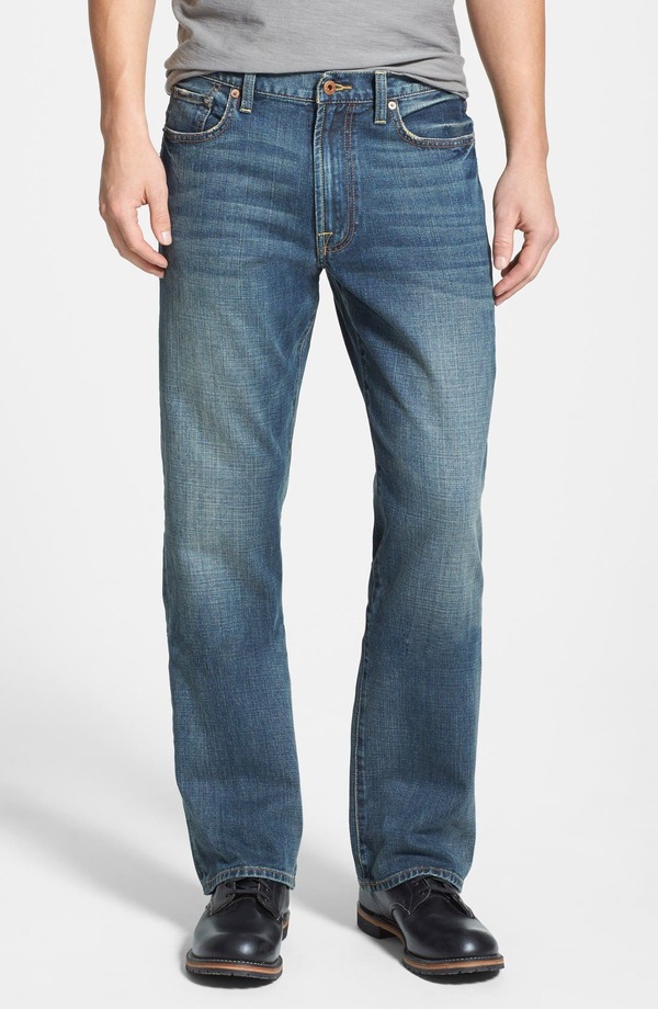 ラッキーブランド メンズ ボトムス ジーンズズボン下 引っ切り無い デニム Lucky Brand \u0027181\u0027 Relaxed Straight Leg Jeans Ol Wilder