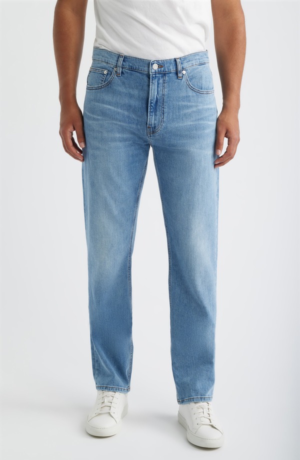 ひな形 メンズ ボトムス ジーンズズボン下 引っ切り無い デニム FRAME Modern Straight Leg Jeans Peninsula