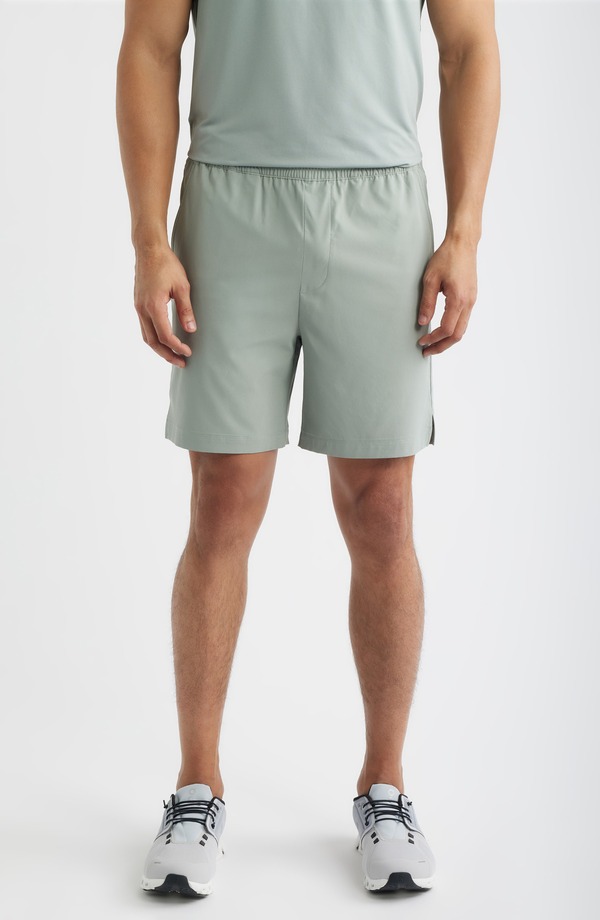 ゼラ メンズ ボトムス 二分の一ズボン下・さる股引き 遊撃手ズボン下 Zella Circuit 7-Inch Training Shorts Green Slate スレート