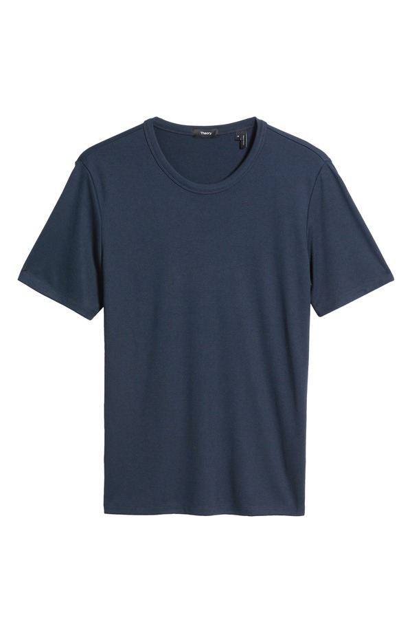 行動論理 メンズ トップス プルオーバー Theory Essential T-Shirt Baltic