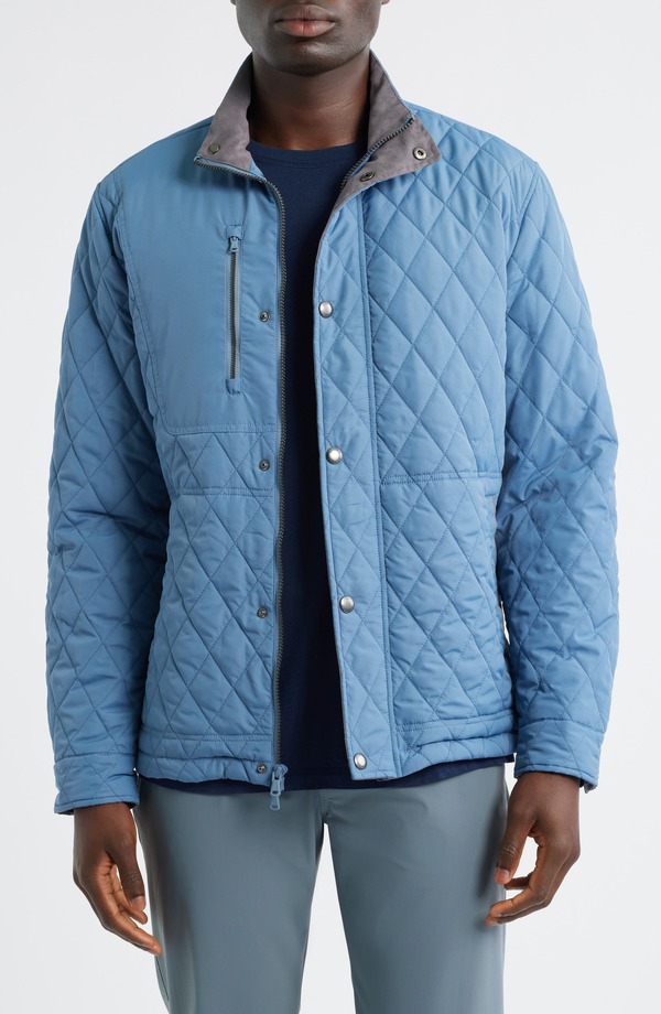ジョニー オー メンズ アウター ジャケット・ブルゾン キルティング johnnie-O Juno Quilted Jacket Sailor