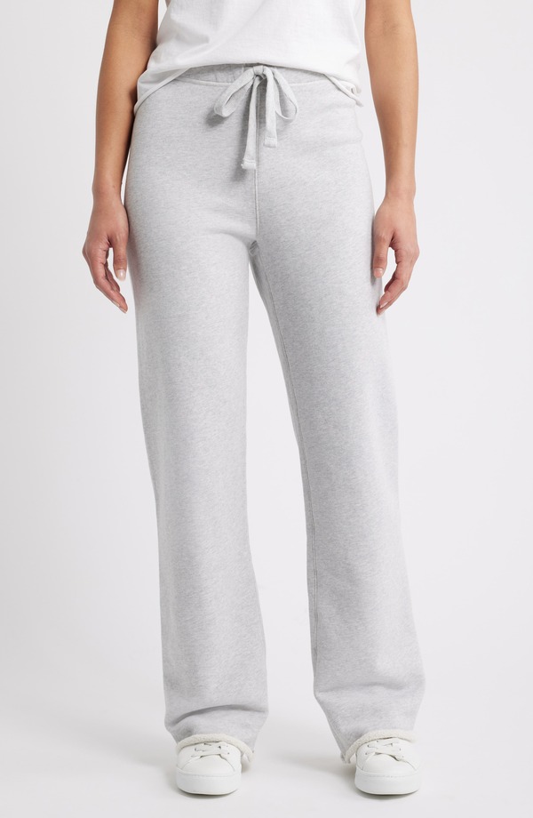 フランク ＆ アイリーン レディース ボトムス カジュアルパンツ スウェットパンツ コットン Frank & Eileen Catherine Cotton Sweatpants Gray Melange グレー