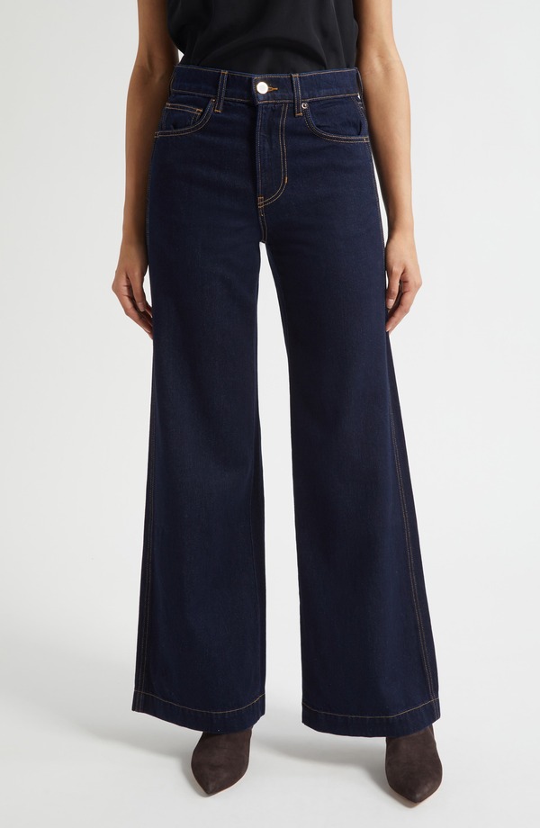 ヴェロニカ ベアード レディース ボトムス デニムパンツ ワイドレッグ ジーンズ Veronica Beard Kasey Wide Leg Jeans Indigo Rinse インディゴ