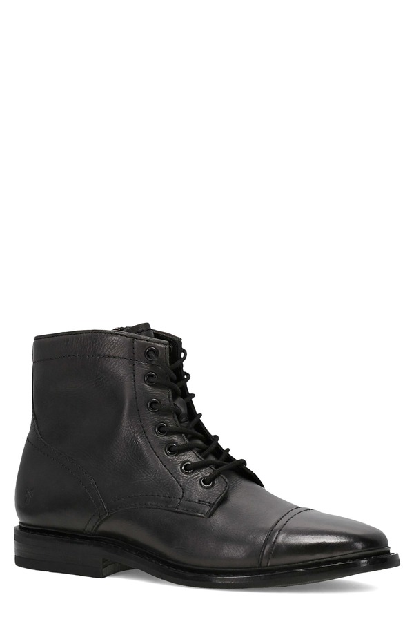 飛球 メンズ シューズ ブーツ・レインブーツ スピード競技 Frye Paulace-Up Boot Black 黒いこと