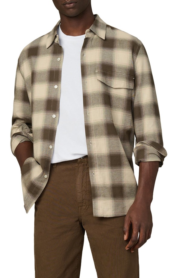 ジョーズ メンズ トップス シャツ コットン Joe's The Reynolds Plaid Cotton Button-Up Shirt Bungee Plaid チェック