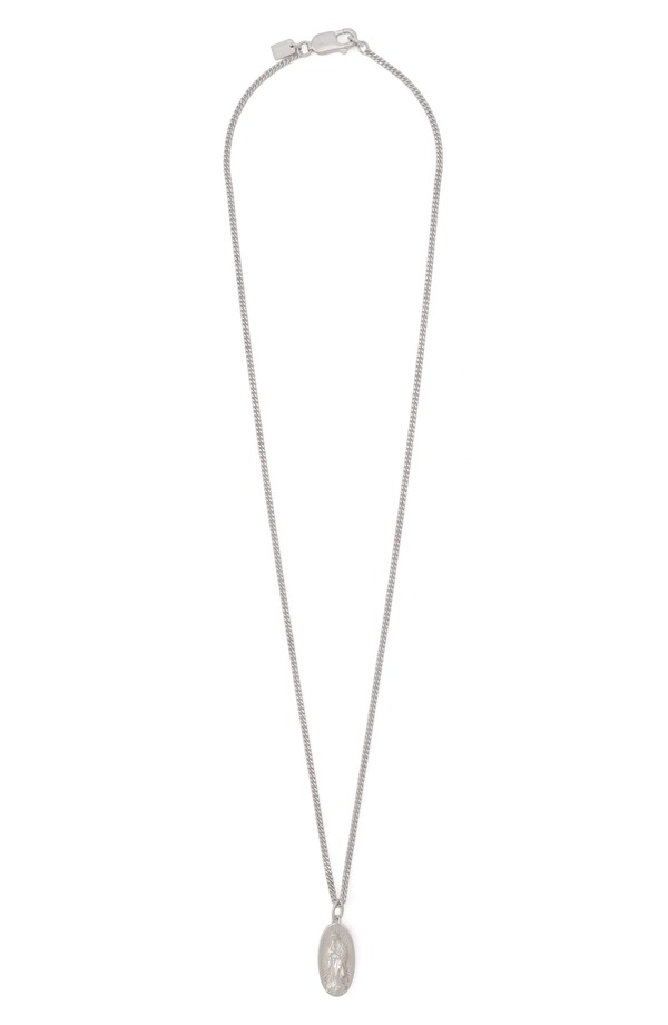 オールセインツ メンズ アクセサリー ネックレス・チョーカー レース AllSaintsaint Chain Pendant Necklace Warm Silver シルバー｜ReVida 店