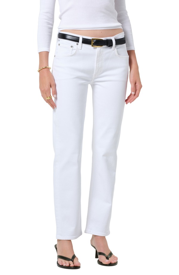 シチズンズ オブ ヒューマニティ レディース ボトムス デニムパンツ ストレート ジーンズ Citizens of Humanity Anissa Straight Leg Jeans Bon White ホワイト 42,120円