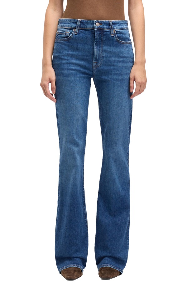 セブンフォーオールマンカインド レディース シューズ ブーツ・レインブーツカット ジーンズ 7 For All Mankind The Leggy Bootcut Jeans Moonwater