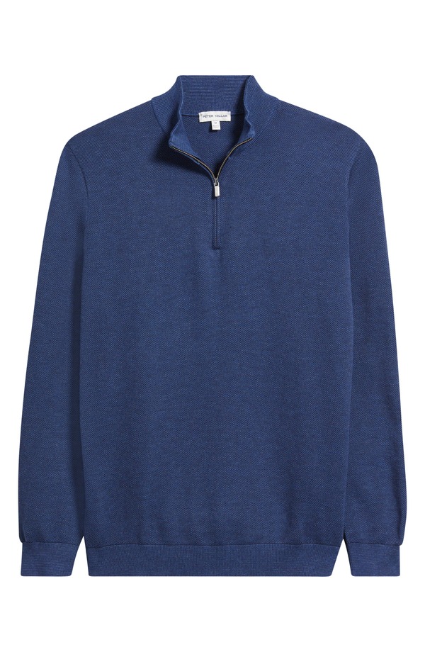 ピーター・ミラー メンズ アウター パーカー・スウェット ハーフジップ セーター Peter Millar Coolspun Lite Quarter Zip Sweater Navy ネイビー
