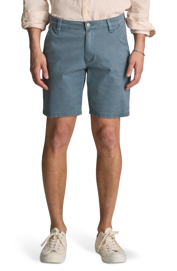 マーヴィ デニム メンズ ボトムス 二分の一ズボン下・さる股引き 遊撃手ズボン下 Mavi Jeans Noah Flat Front Stretch Twill Shorts Faded Blue Vintage Colored 青み