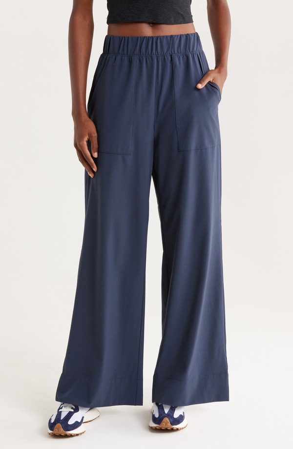 ビヨンドヨガ レディース ボトムス レギンス ワイドレッグ ズボン下 Beyond Yoga Wide Leg Utility Pants Nocturnal Navy 米国海軍