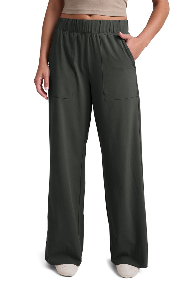 ビヨンドヨガ レディース ボトムス レギンス ワイドレッグ ズボン下 Beyond Yoga Wide Leg Utility Pantslate Green スレート