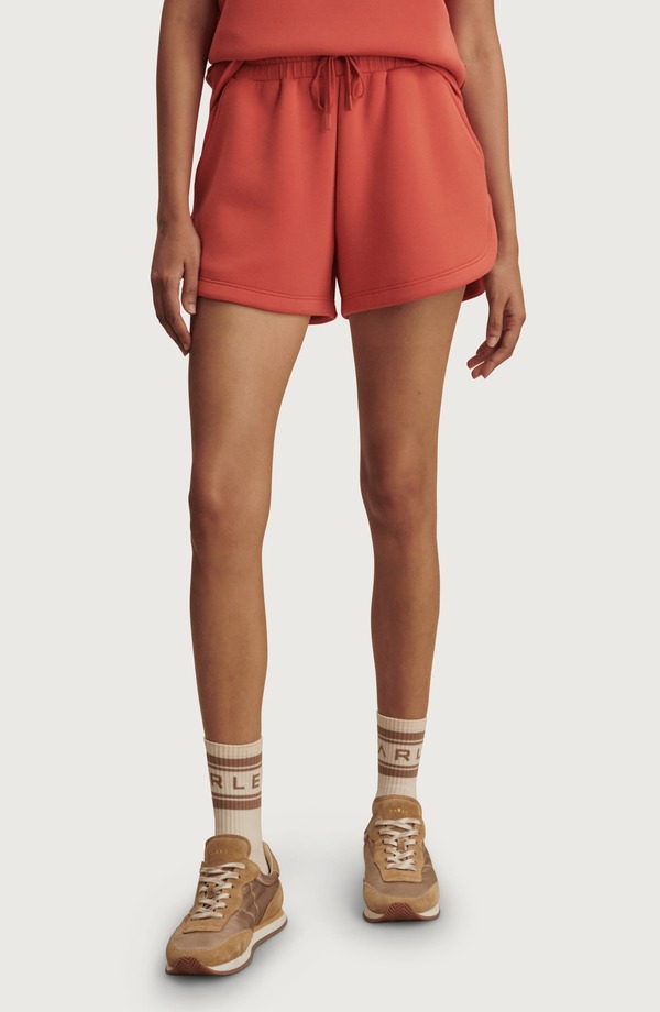 バーレイ レディース ボトムス ハーフパンツ・ショーツ ハイウエスト ショートパンツ Varley Coulter High Waist Shortsummer Fig｜ReVida 店