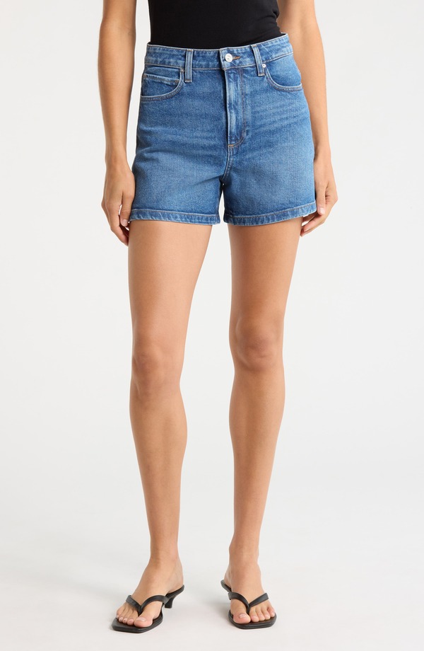 ページ レディース ボトムス ジーンズズボン下 遊撃手ズボン下 PAIGE Dani Denim Shorts Carver ジーンズ