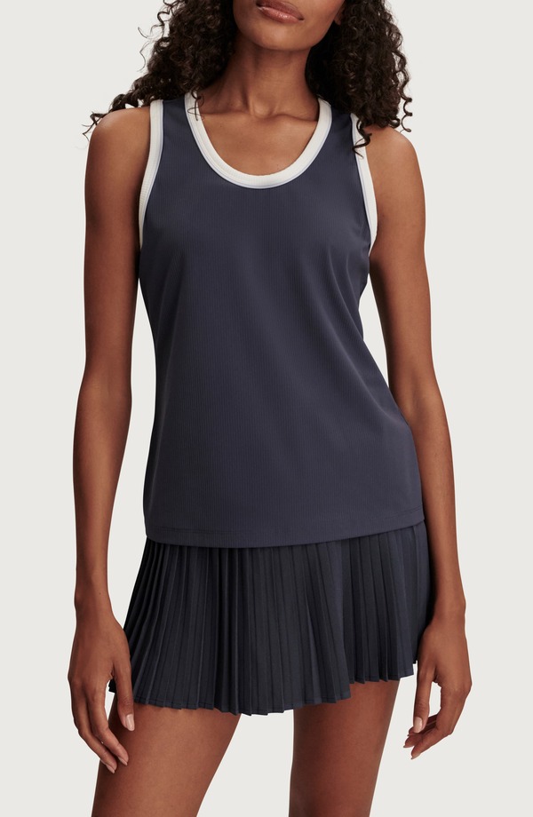 バーレイ レディース トップス シャツ Varley Tegan Performance Tank Blue Nights ブルー｜ReVida 店