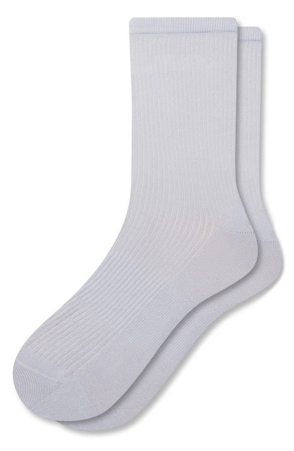 ボン二階建てバス レディース アンダー御召しもの ソックス Bombas Featherweight Rib Quarter Socksky Blue 青碧