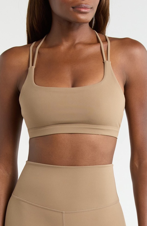 エムピージー レディース アンダーウェア ブラジャー MPG Cloud Strappy Sports Bra Caribou｜ReVida 店