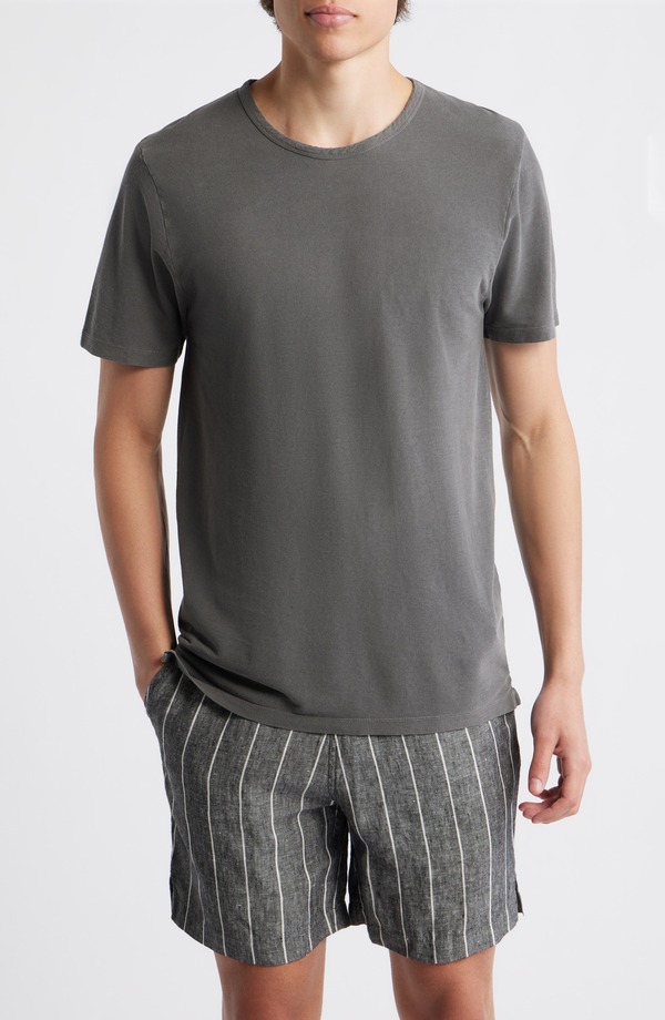 アレックスクレーン メンズ トップス Tシャツ クルーネック コットン ALEX CRANE Organicotton Crewneck T-Shirt Slate スレート|ReVida 店