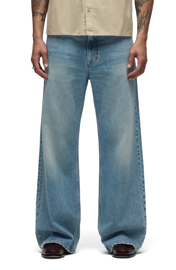 ハドソンデニム メンズ ボトムス ジーンズズボン下 ワイドレッグ Hudson Jeans Luca Wide Leg Jeans Durham