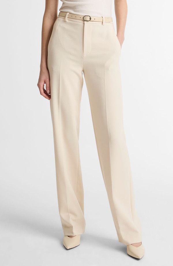 ヴィンス レディース ボトムス レギンストレート ズボン下 Vincelsa High Rise Straight Leg Trousers Ecru エクリュ