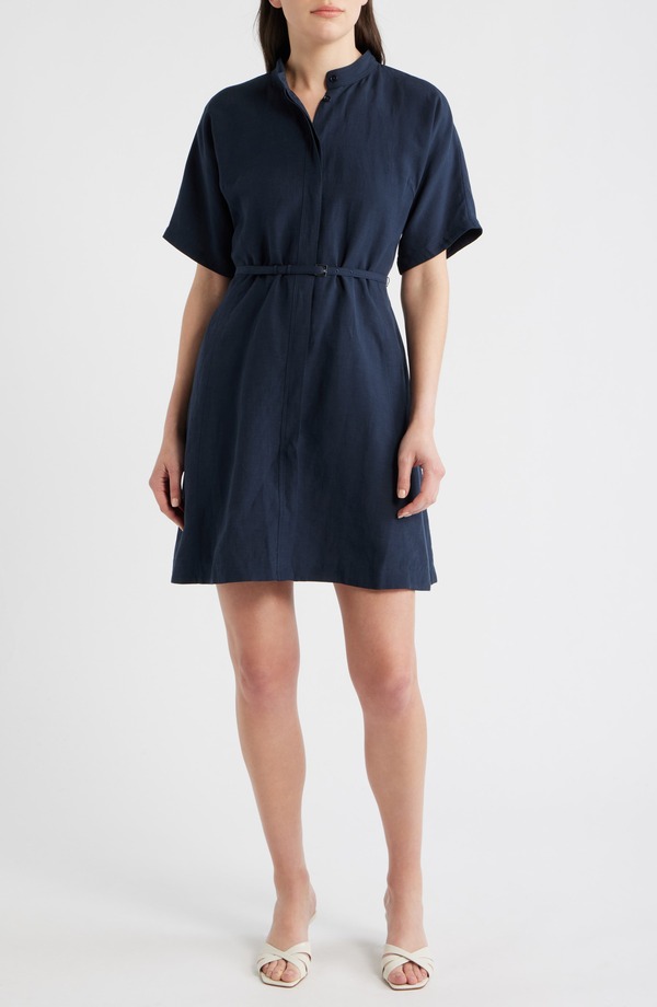 主任者 レディース トップス 衣裳 プルオーバー BOSS Dalinia Belted Shirtdressky Captain