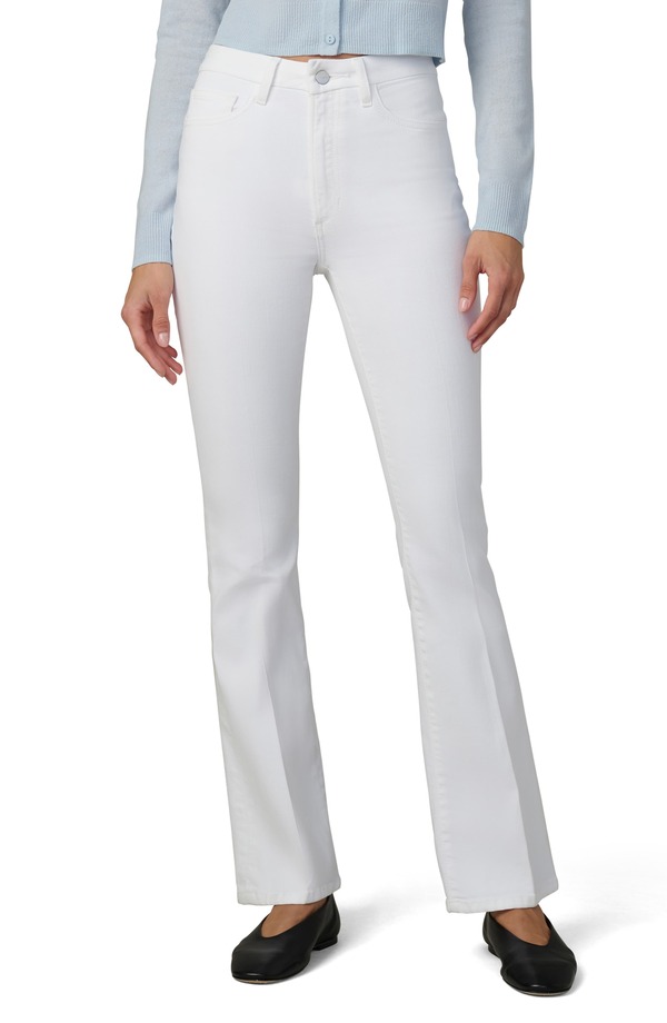 ジョーズ レディース ボトムス デニムパンツ ブーツカット ハイウエスト ブーツ ジーンズ Joe's The Hi Honey Curvy High Waist Bootcut Jeans White ホワイト|ReVida 店