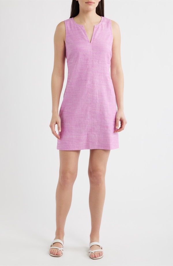 トッミーバハマ レディース ボトムス 心地よいズボン下 Tommy Bahama Palm-a-Dora Split Neck Bay Shift Dress Very Berry