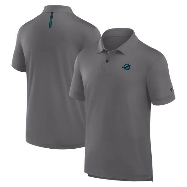 ファナティクス メンズ トップス ポロシャツ Men's Fanatics Heather Gray Miami Dolphins Front Office Move Mono Polo Heather Gray グレー|ReVida 店