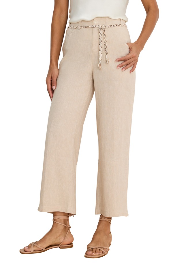 ニックプラスゾーイ レディース ボトムス レギンス ワイドレッグ ズボン下 アンクル リネン NIC+ZOEliot Linen Blend Ankle Wide Leg Pants Neutral Mix