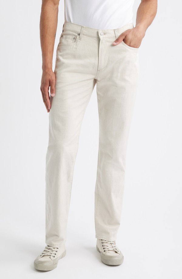 シチズンズ オブ 人間らしさ メンズ ボトムス 心地好いズボン下 綿織物 リネン Citizens of Humanity Elijah Relaxed Straight Stretch Linen \u0026 Cotton Pants Natural