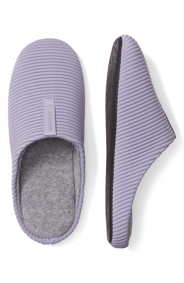 ボン2階建てバス レディース アンダー御召しもの ソックス Bombas Nest Slipper Nimbus Grey 薄墨色