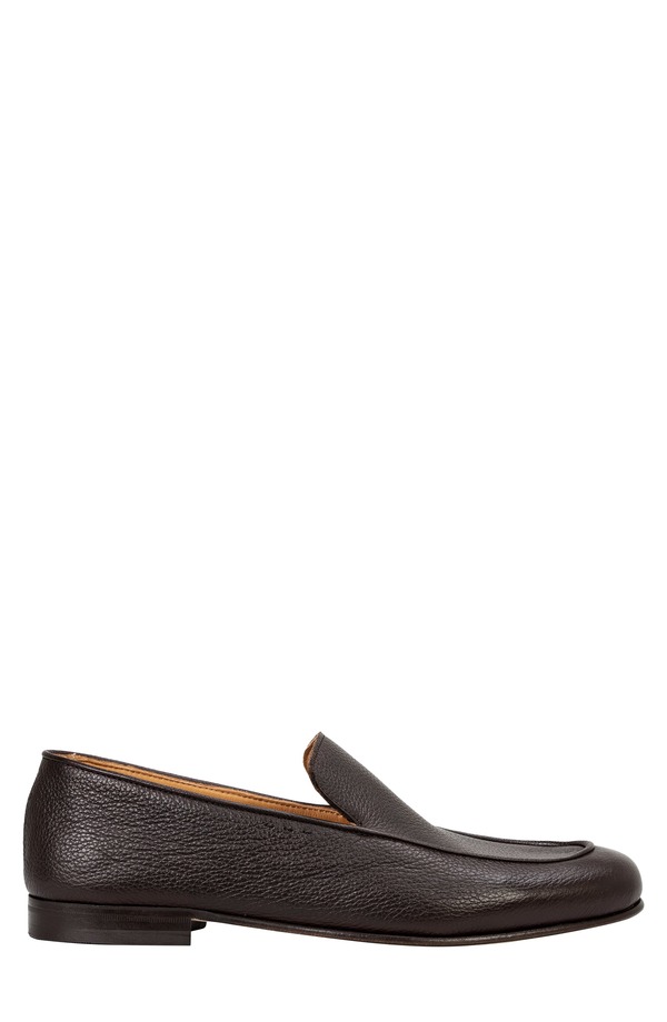 主任者 メンズ シューズ スリッポン・ローファー BOSS Lawen Loafer Dark Brown 赤銅色