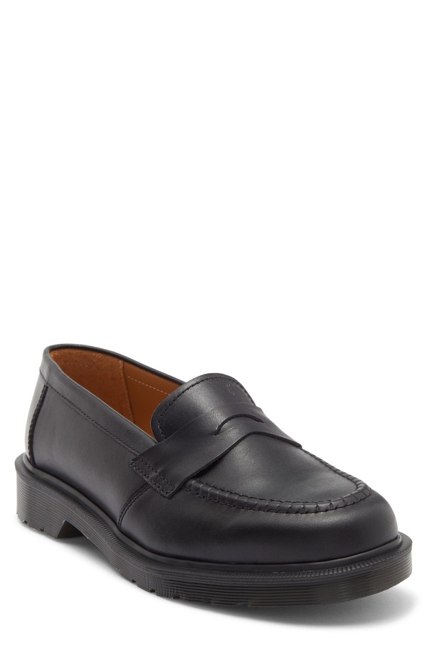 ドクターマーチン メンズ シューズ ローファー Dr. Martens Delapre Penny Loafer Black ブラック｜ReVida 店