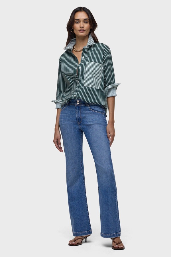 ハドソンデニム レディース ボトムス レギンス Hudson Jeans Dana Flapocket Flare Tranquil